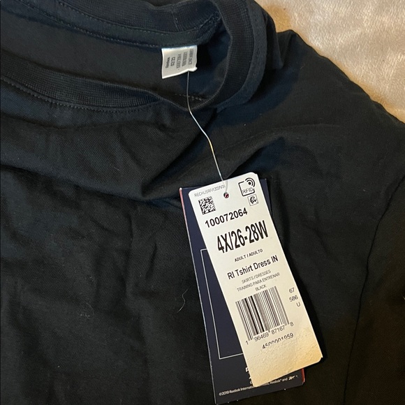 Reebok Women's Classic Black Tshirt Dress NWT - Picture 6 of 7